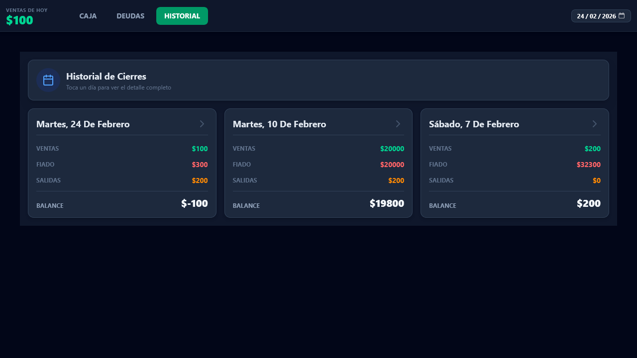 Captura de Despensa Simple